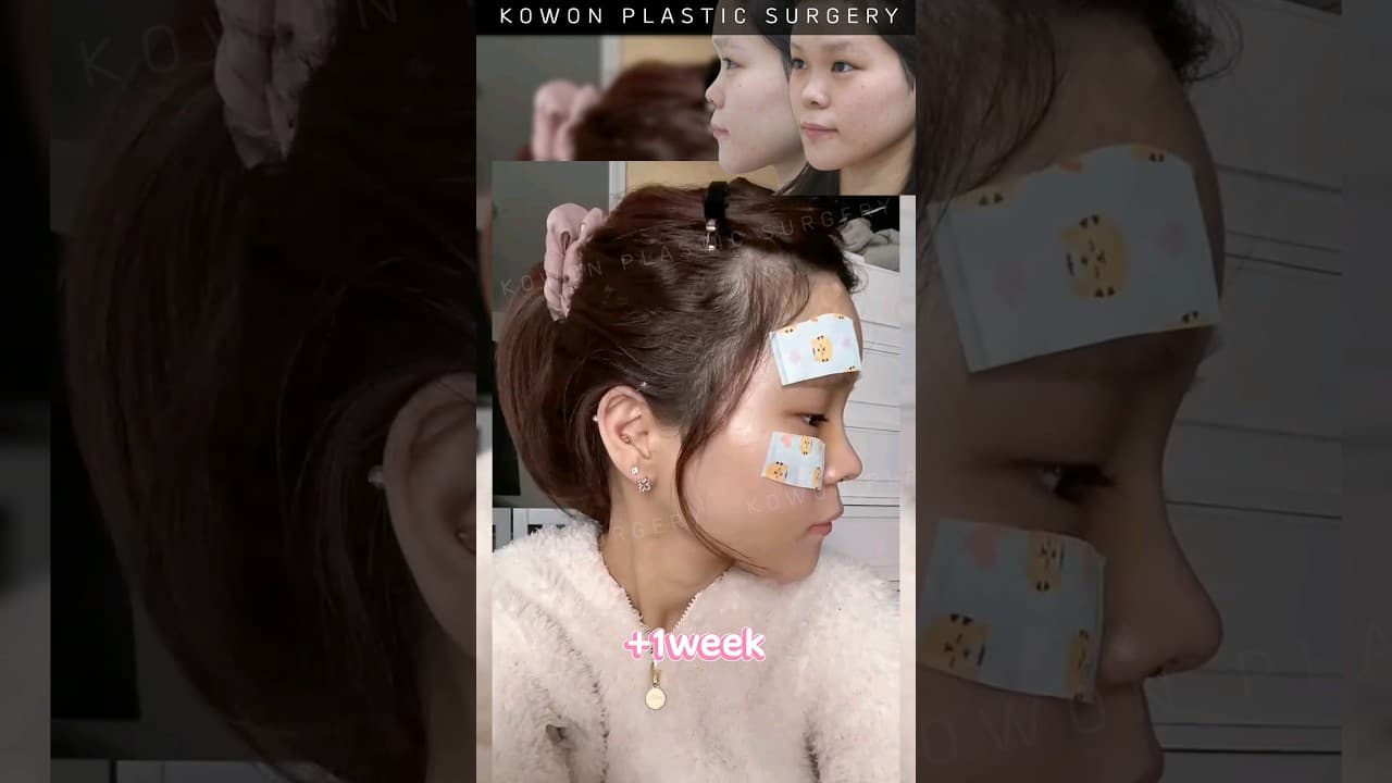 작은코 낮은콧대 들창코 고민 하다 코원에서 교정