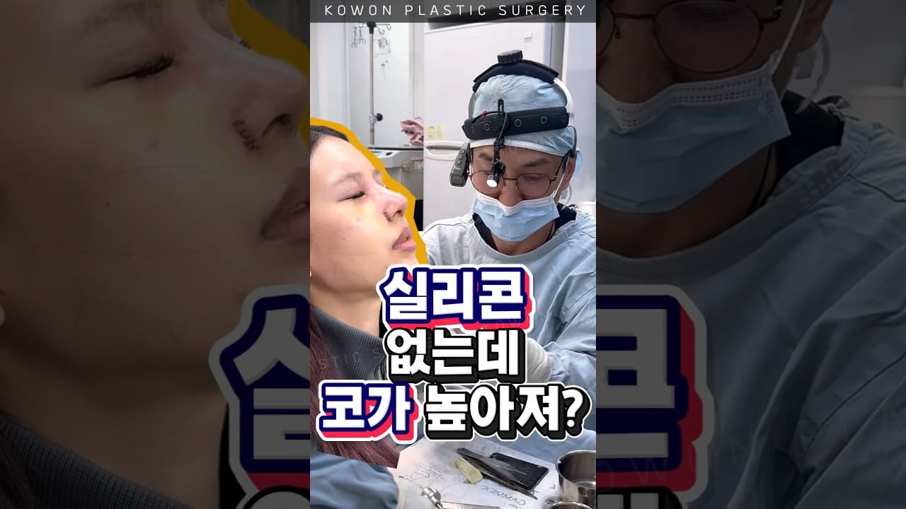 실리콘 안 넣고 낮은코 수술된다고요?
