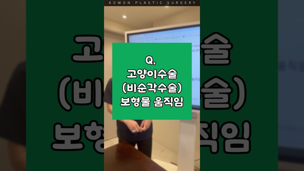 코원 지식in | Q&A. 고양이수술 보형물이 움직여요