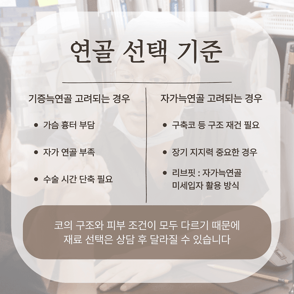 기증늑연골 장점과 단점 — 코성형 연골 선택은 무엇을 보고 정하나요? 관련 이미지 6/9