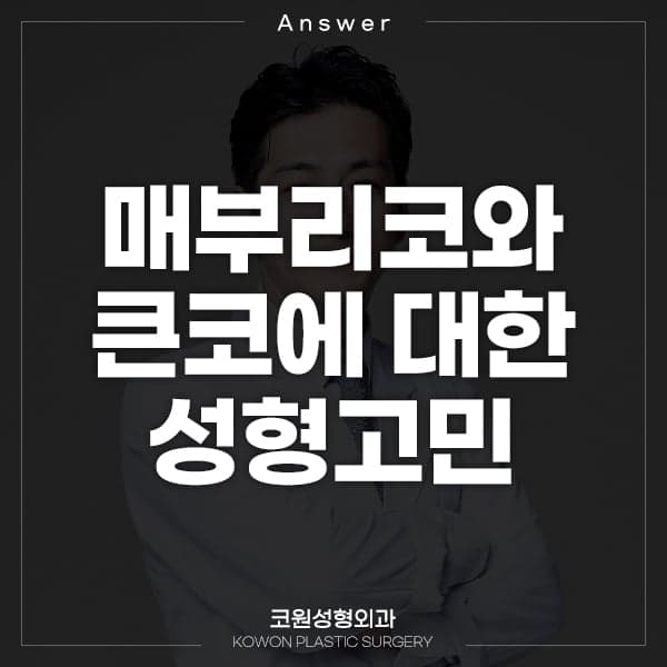 매부리코와 큰코, 다섯 가지 질문 — 정말 큰 코인지, 매부리는 얼마나 심한지 (상담 Q&A) 관련 이미지 1/2