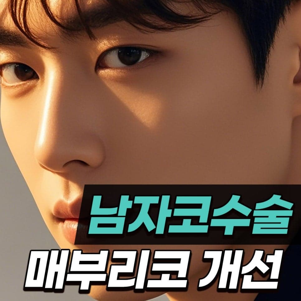 남자 매부리코수술, 실리콘 없이 자연스럽게 가능할까 — 외상 후 생긴 매부리의 교정 방향 관련 이미지 1/8