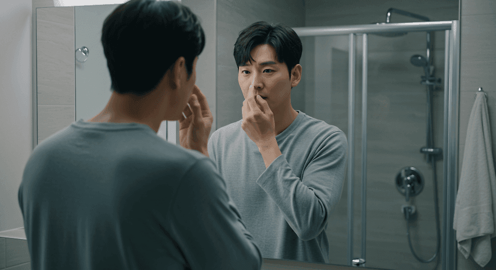 남자 코수술, 티 나지 않는 라인은 무엇을 보고 설계하나 — 라인·재료·지지력 관련 이미지 1/7