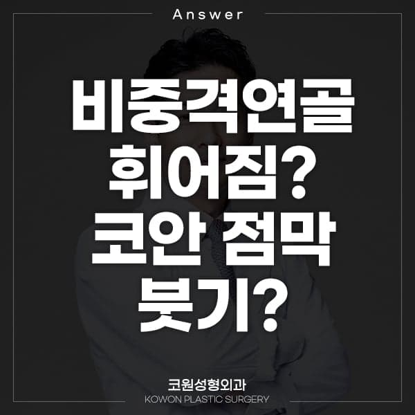 코성형 17일차, 비중격연골이 휘어 보인다면 — 점막 붓기와 구분하는 순서 관련 이미지 1/2