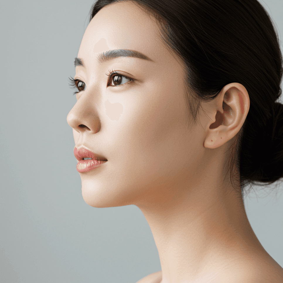 Image 1/9 for: rhinoplasty before-after — improving a short tip with septal extension
