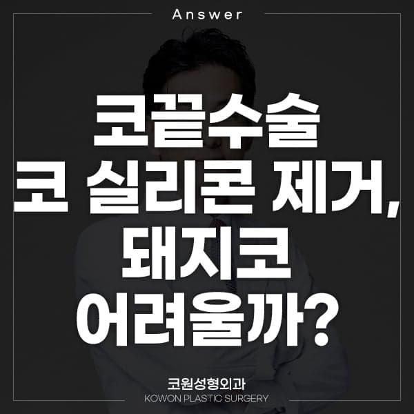 코 실리콘 제거 후 돼지코가 안 될 때 — 수술 직후 부기와 6개월 경과 기준 관련 이미지 1/5