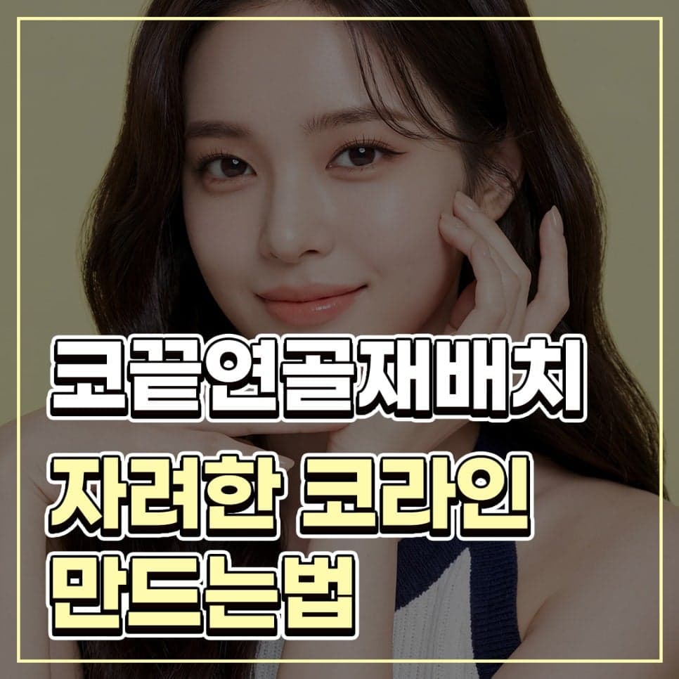 코끝연골재배치로 자려한 코를 만드는 3가지 포인트 — 콧대·코끝이 모두 낮은 작은 코라면 관련 이미지 1/9