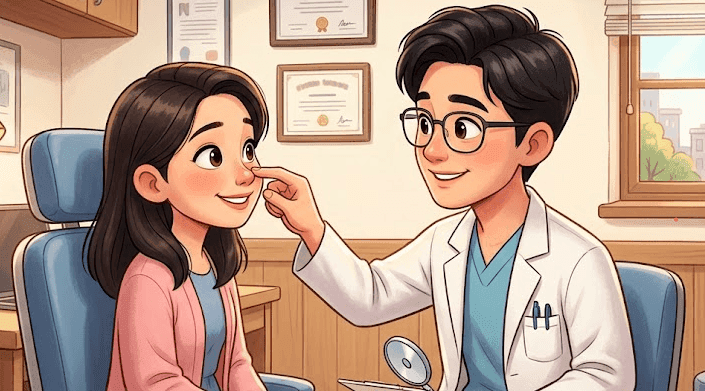 작고 낮은 코의 코끝 연골묶기 — 지지 구조와 균형으로 라인을 만드는 과정 관련 이미지 3/10