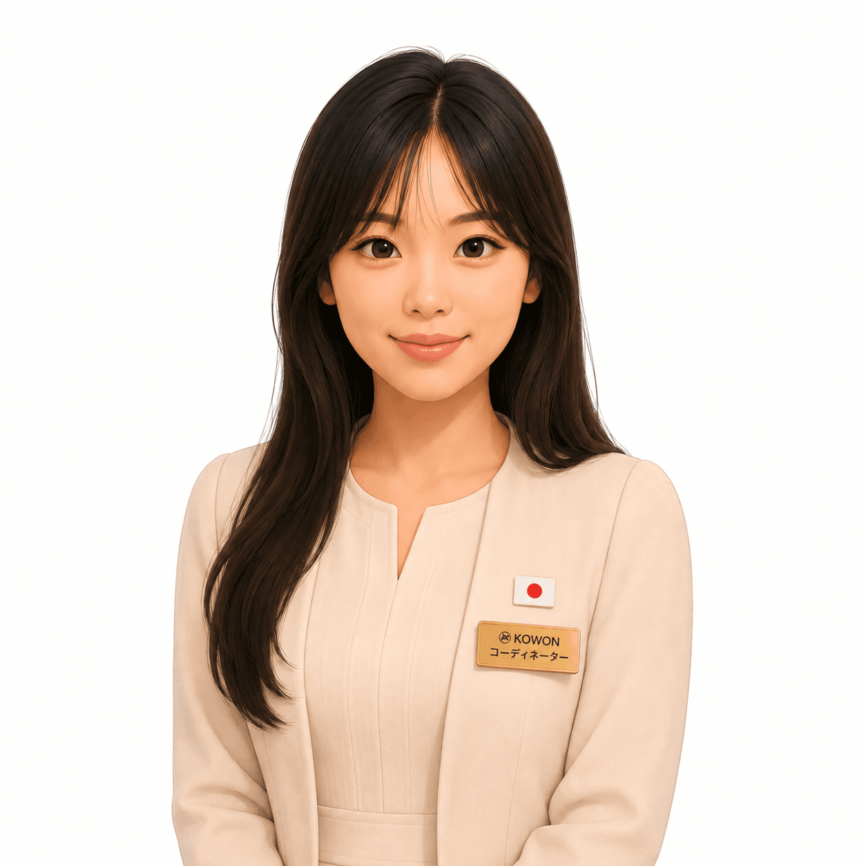かおりのプロフィールイラスト